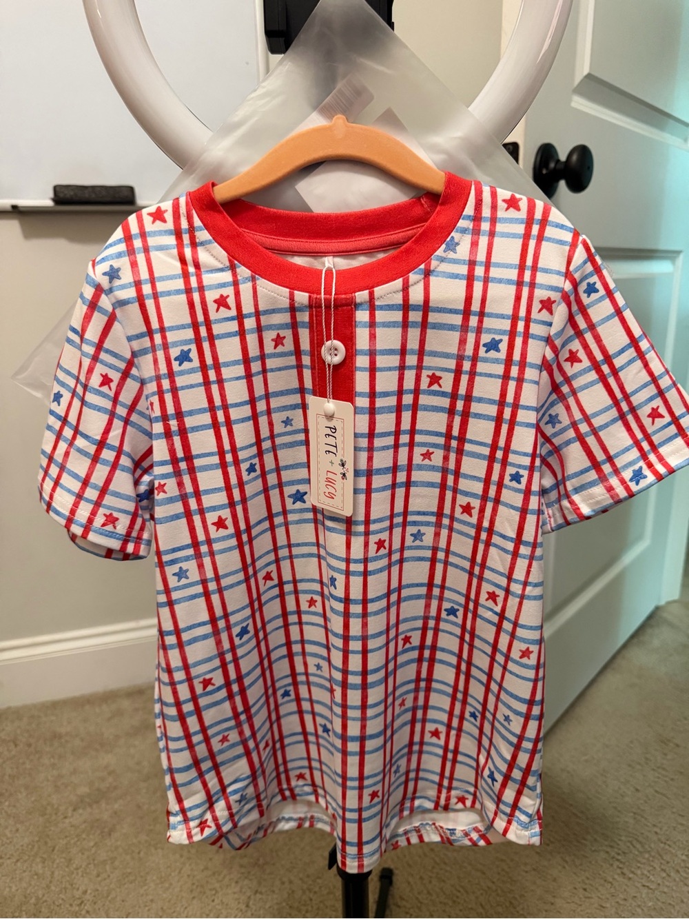 PETE + LUCY FREEDOM FIELDS BOY SHIRT 6/6X